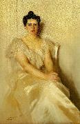 Anders Zorn mrs frances cleveland oil on canvas